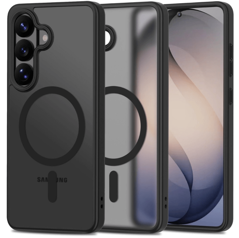 Ümbris Reach Matte MagSafe Samsung S26 Plus (läbipaistev / must)