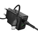 Adapter Hoco N71 30W GaN USB-C / USB-A + Type-C to USB-C 1.0m (must)