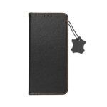Ümbris kaanega Leather SMART PRO iPhone 16 Pro (must)