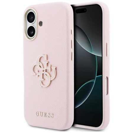 Guess Ümbris Guess PU FW Resin Logo iPhone 17 (roosa) Guess Ümbris Guess PU FW Resin Logo iPhone 17 (roosa)