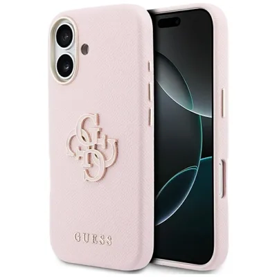 Guess Ümbris GUHCP17S5PS4RGGP iPhone 17 (roosa) Guess Ümbris GUHCP17S5PS4RGGP iPhone 17 (roosa)