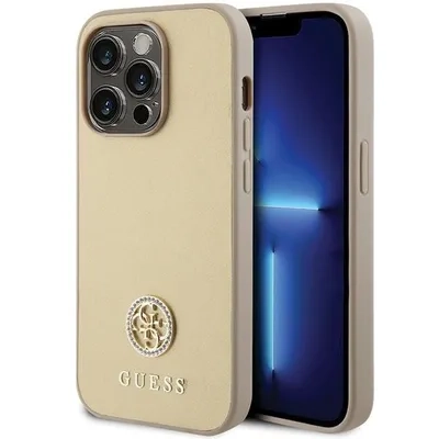 Guess Ümbris GUHCP15LPS4DGPD iPhone 15 Pro (kuldne)
