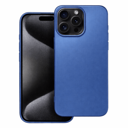 Silikoon Metallic iPhone 14 Pro Max (sinine)