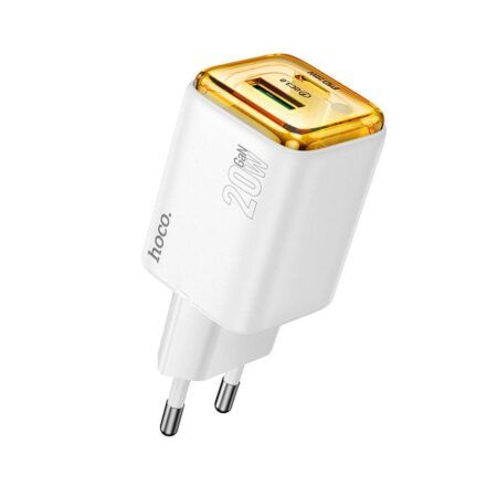 Adapter Hoco N52 USB-C / USB-A 20W (valge)