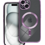 Ümbris MagSafe Electro Mag iPhone 14 (läbipaistev/lilla)