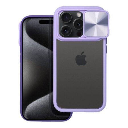 Ümbris Slider Camshield iPhone XR (lilla)