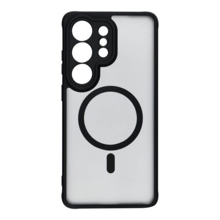 Ümbris FULL MATTE MagSafe Samsung S26 Ultra (läbipaistev / must)