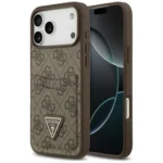Guess 4G Double Card Triangle Logo iPhone 17 Pro Max (pruun)