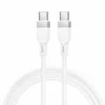 Juhe Hoco X109 60W USB-C to USB-C (1m / valge)