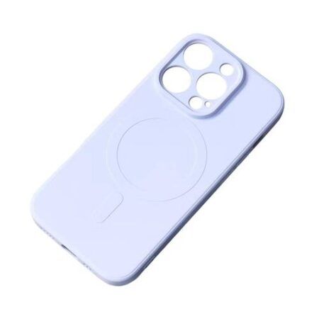 Ūmbris Silicone MagSafe iPhone 15 Pro (beež)