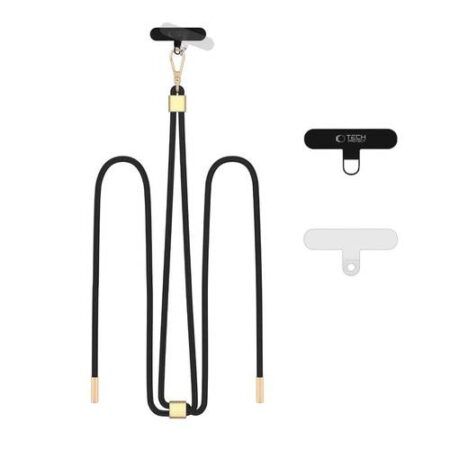 Universaalne Nöör Tech-Protect C2S Telefoniümbristele (must)