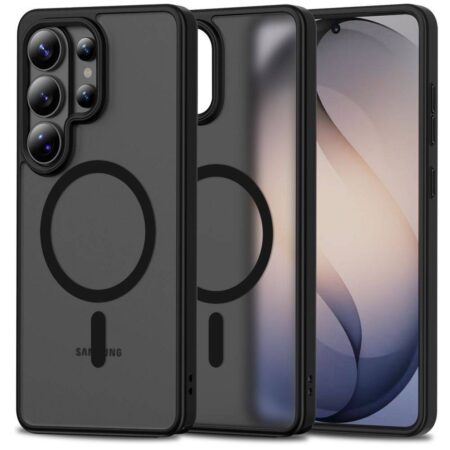 Ümbris Reach Matte MagSafe Samsung S26 Ultra (läbipaistev / must)