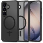 Ümbris Reach Matte MagSafe Samsung S26 (läbipaistev / must)