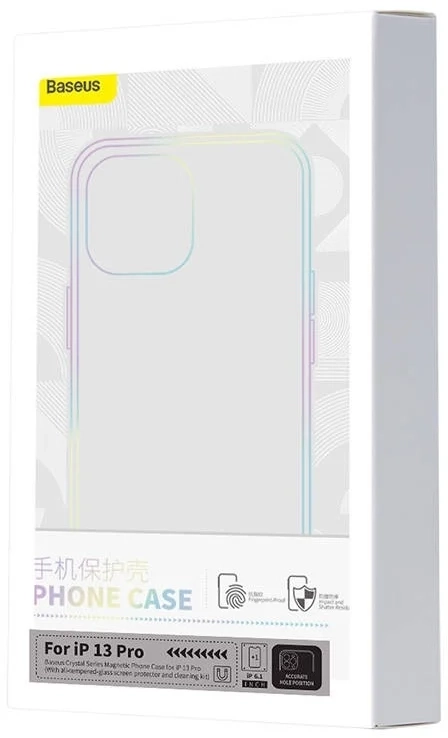 Ümbris Baseus Crystal Series Magnetic Case iPhone 13 Pro (läbipaistev)