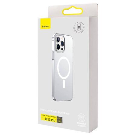 Ümbris Baseus Crystal Magnetic Phone Case iPhone 13 Pro (läbipaistev)