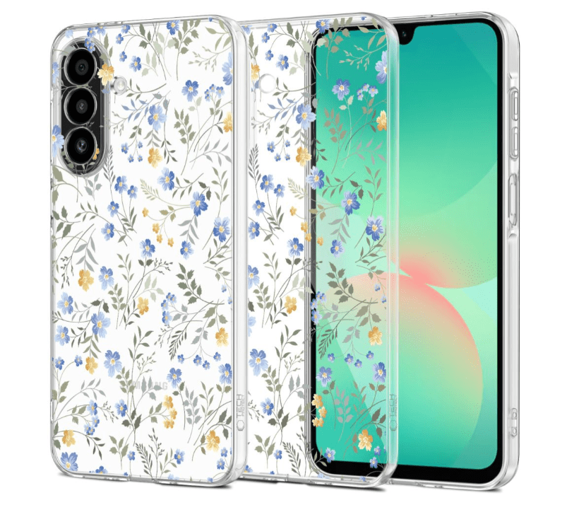 Ümbris Tech-Protect FlexAir Samsung A17 (läbipaistev / lilled)