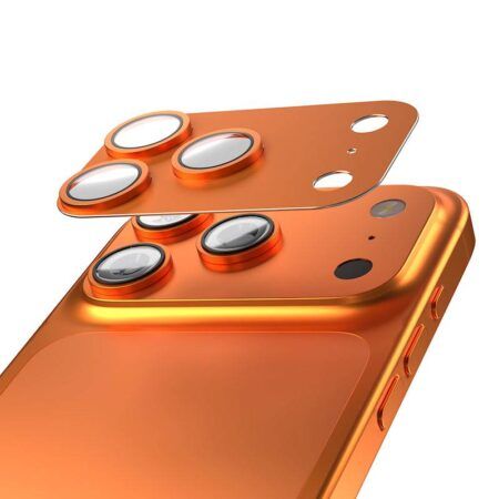 Kaitseklaas Etteri Full Camera Lens tagakaamerale iPhone 17 Pro Max (oranž)