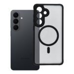 Ümbris FULL MATTE MagSafe Samsung S26 Plus (läbipaistev / must)