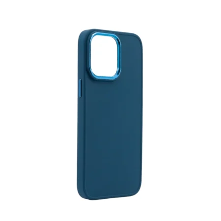 Ümbris Hard Satin Protective iPhone 14 Pro Max (tumesinine)