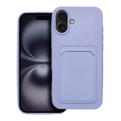 Silikoon CARD Case iPhone 16 Plus (lilla)