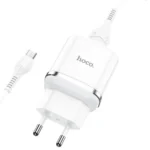 Laadija Hoco N3 USB QC 3.0, 3A 18W + USB/Micro-USB (valge)