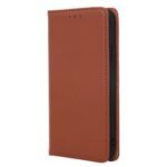 Ümbris kaanega Leather SMART PRO iPhone 14 (pruun)