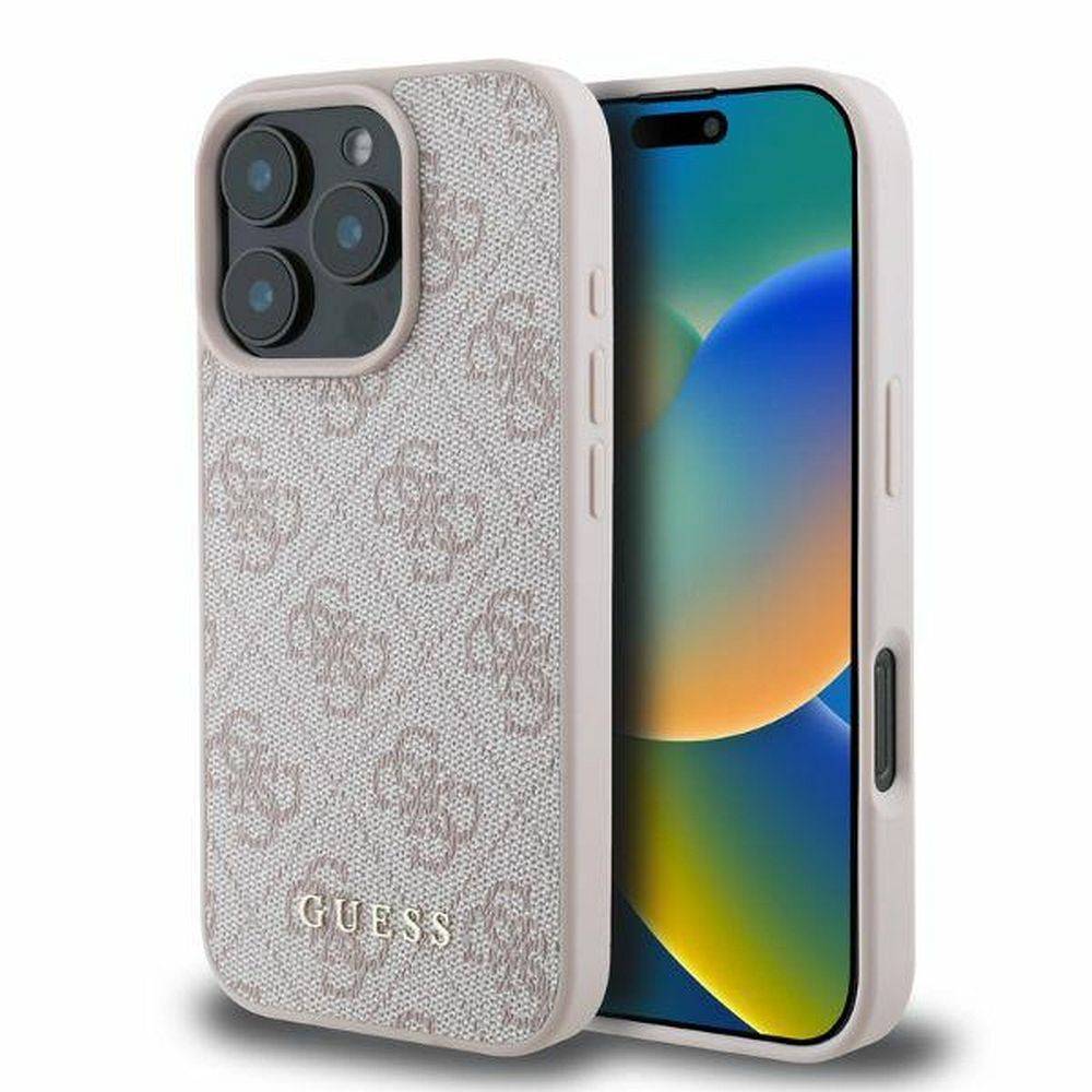Guess Ümbris GUHCP16XG4GFPI iPhone 16 Pro Max (roosa) Guess Ümbris GUHCP16XG4GFPI iPhone 16 Pro Max (roosa)
