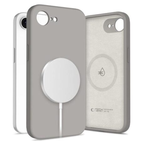 Ümbris Tech-Protect Silicone MagSafe iPhone 16e/17e (pruun)