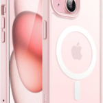 Silikoon Magnetic Drop Protection MagSafe iPhone 13 Pro (roosa)