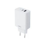 Laadija Maxlife MXTC-10, USB-C+USB-A, 20W (valge)