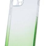 Silikoon Gradient iPhone 15 (läbipaistev / roheline)