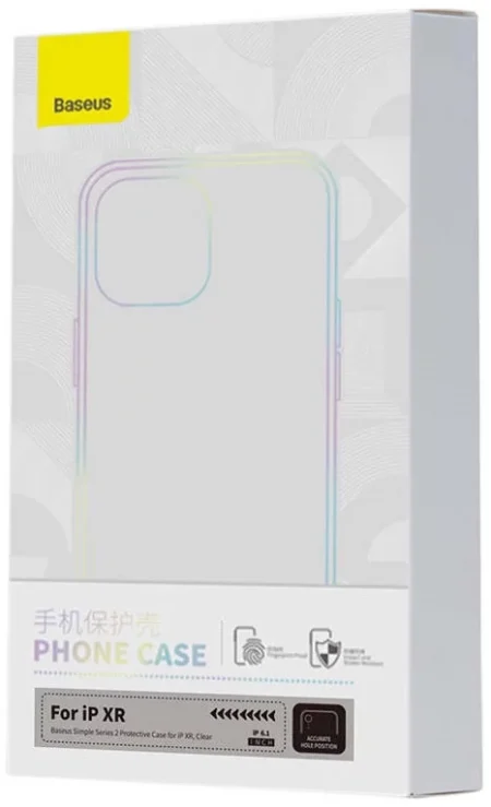Ümbris Baseus Simple Series 2 Protective Case iPhone XR (läbipaistev)