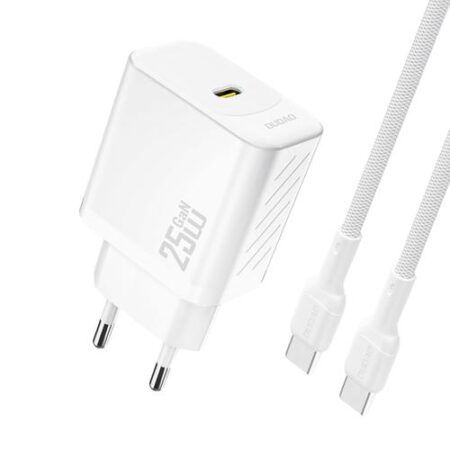 Laadija juhtmega Type-C-Type-C Dudao A27, 25w (valge)
