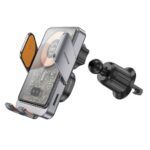 Autohoidik laadijaga Magsafe Hoco HW7 15W (must)