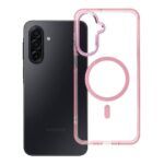 Ümbris Frame Clear Hybrid Mag Cover Samsung A17 (läbipaistev/roosa)