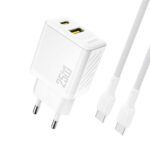 Laadija juhtmega Type-C-Type-C Dudao A23, 25w (valge)