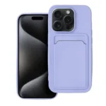 Silikoon CARD Case iPhone 15 Pro (lilla)