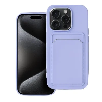 Silikoon CARD Case iPhone 15 Pro (lilla)