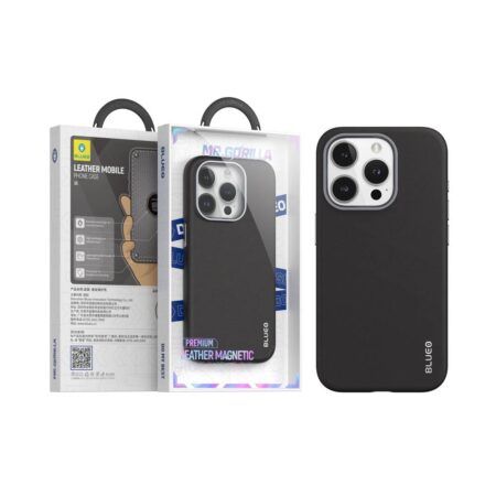 Ümbris Premium Leather Case with Magnetic Iphone 15 Pro Max (must)