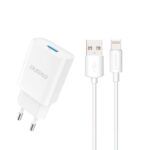 Laadija juhtmega Dudao A4EU, 2.1A USB-Lightning (valge)