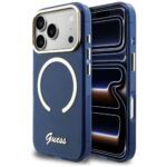 Guess Magsafe Ümbris IML Script Metal MagSafe iPhone 17 Pro Max (sinine)