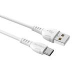 USB juhe Borofone Cable BX51 Triumph 3A USB-A to Type-C (1m / valge)