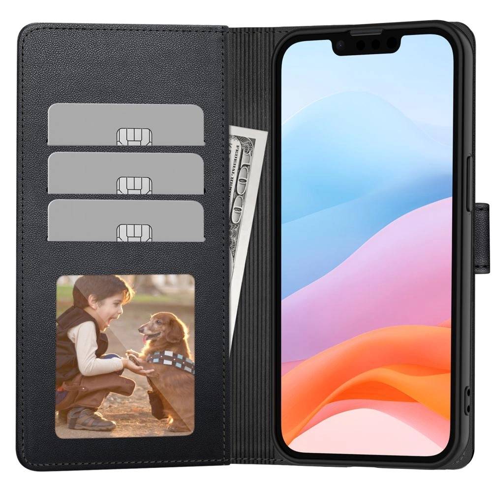 Ümbris kaanega Fancy Wallet Samsung A05s (must) Ümbris kaanega Fancy Wallet Samsung A05s (must)