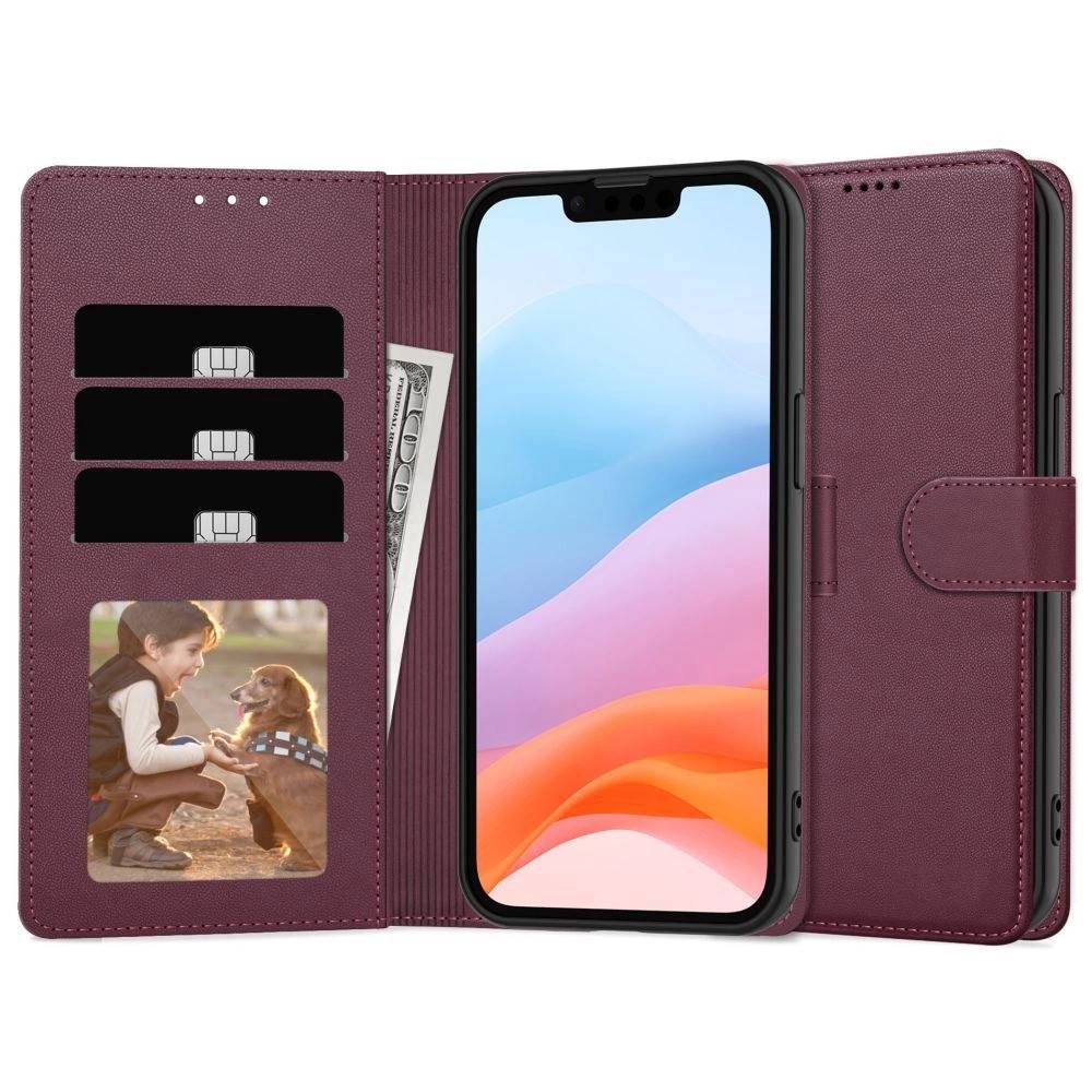 Ümbris kaanega Fancy Wallet Samsung A05s (viinamari) Ümbris kaanega Fancy Wallet Samsung A05s (viinamari)