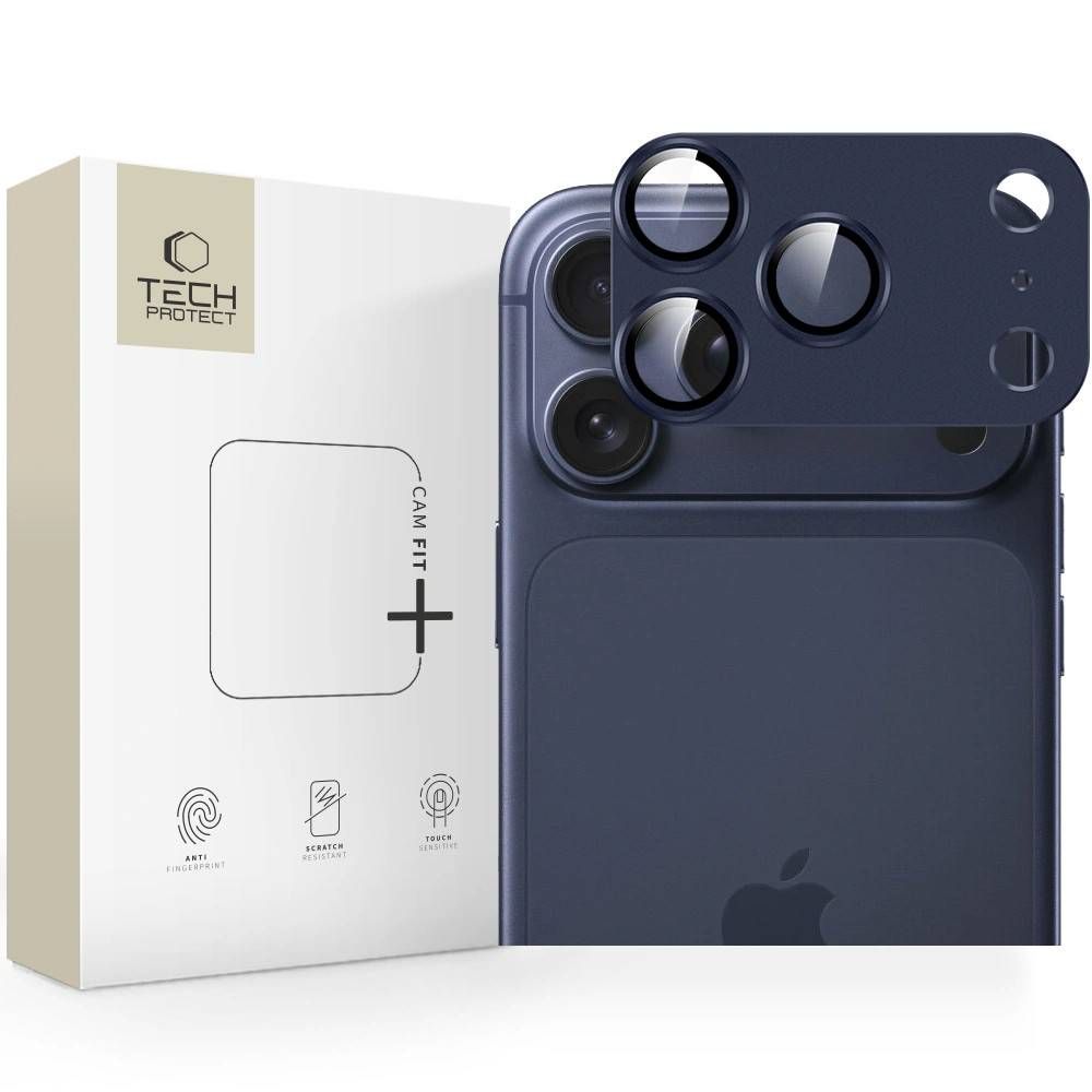 Kaitseklaas Tech-Protect CamFull Fit+ tagakaamerale iPhone 17 Pro (sinine) Kaitseklaas Tech-Protect CamFull Fit+ tagakaamerale iPhone 17 Pro (sinine)
