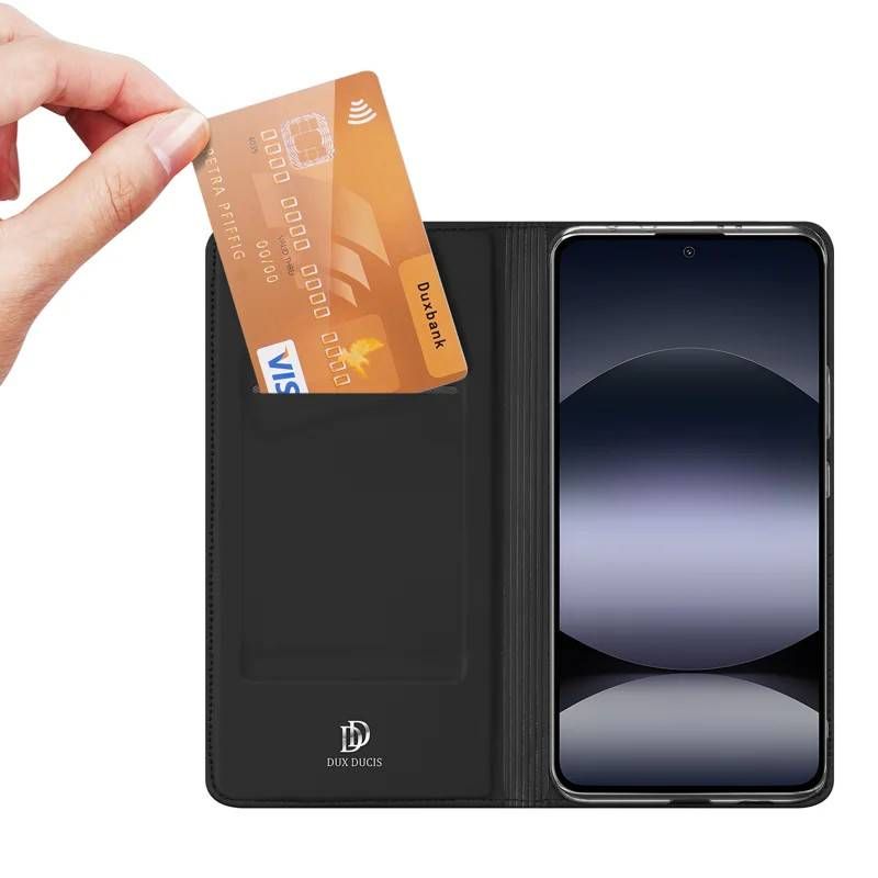 Ümbris kaanega Dux Ducis Skin Pro Xiaomi Redmi Note 14 4G (must) Ümbris kaanega Dux Ducis Skin Pro Xiaomi Redmi Note 14 4G (must)