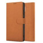 Ümbris kaanega Fancy Wallet Samsung A57 5G (pruun)
