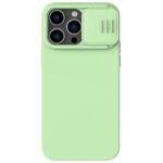 Ümbris Nillkin CamShield Silky Silicone Case for Apple iPhone 14 Pro Max (roheline)