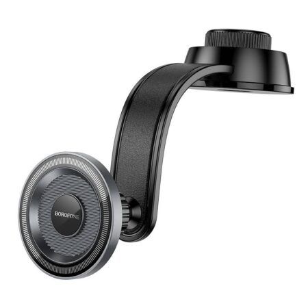 Telefoni hoidik autosse armatuurlauda / klaasile Borofone BH123 (must)