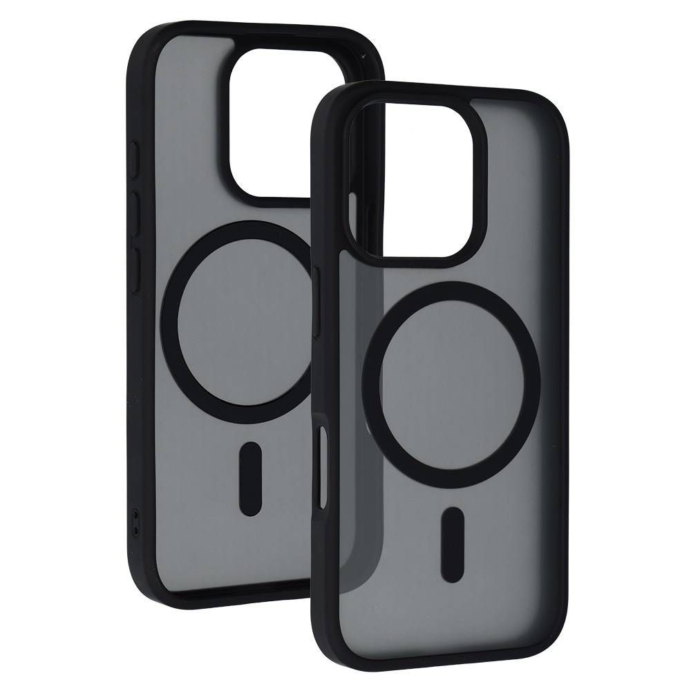 Ümbris Tel Protect Aura Matte Apple iPhone 16 Pro Max (läbipaistev / must) Ümbris Tel Protect Aura Matte Apple iPhone 16 Pro Max (läbipaistev / must)